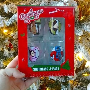 A Christmas Story Shot Glasses